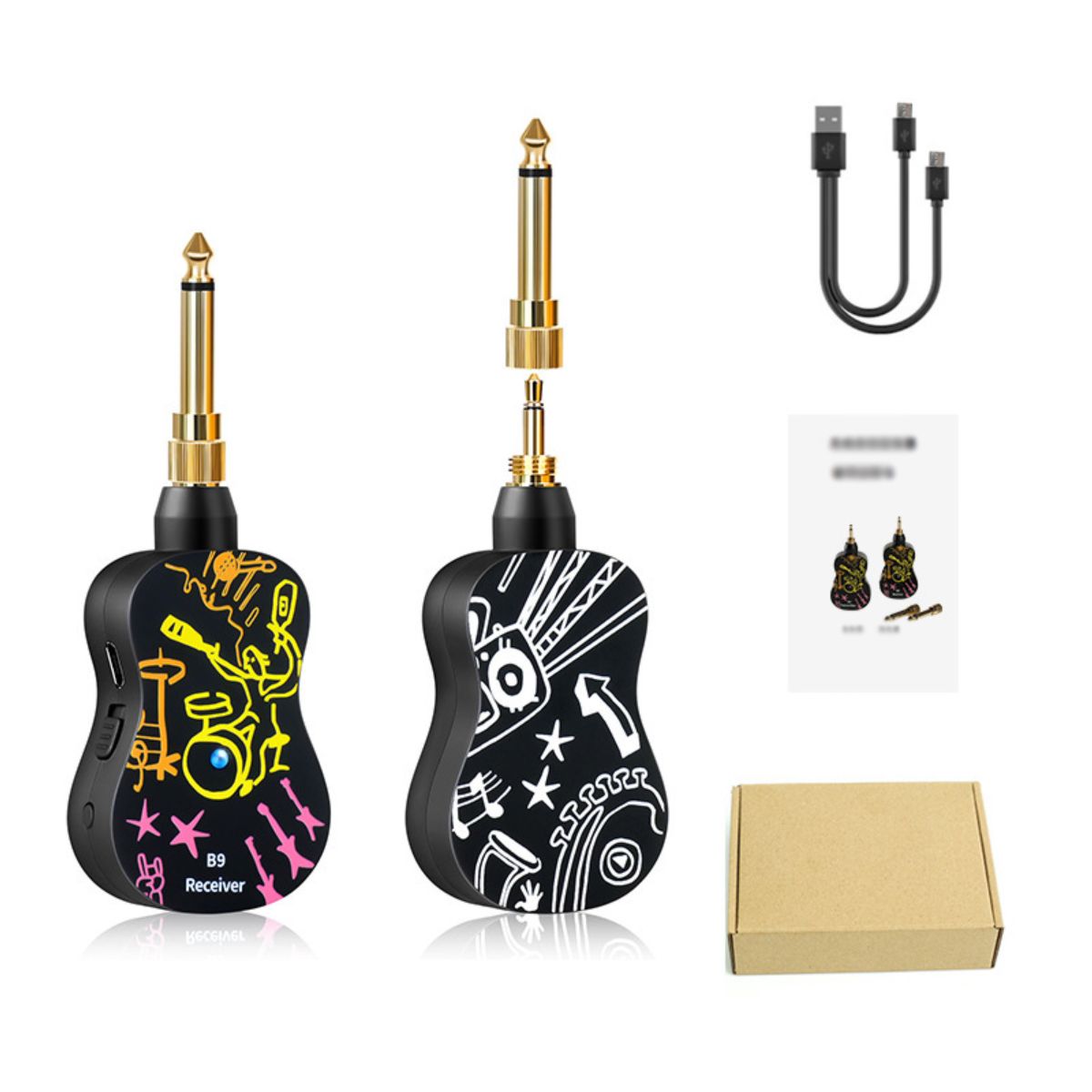 KINDA NICE - Sistema Transmisor Inalámbrico De Micrófono Receptor Uhf Dsp