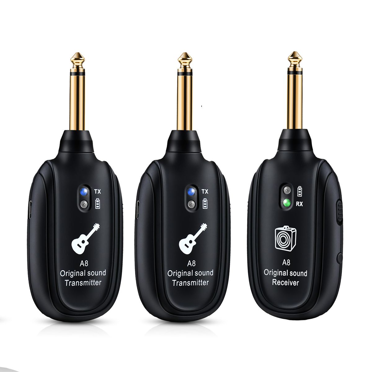 KINDA NICE - Transmisor De Audio Inalámbric De Instrumento Guitarra A12-2
