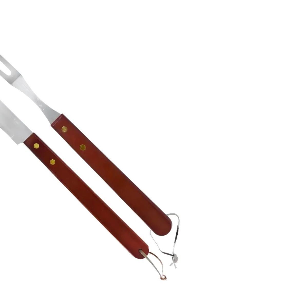 BBQOOL - Set Parrillero Para Asado Cuchillo Tenedor Acero Inoxidable