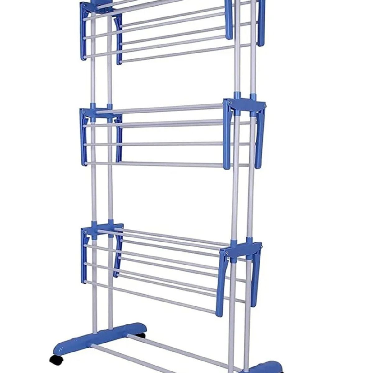 GENERICO - Tendederos Ropa Plegable Secador De Ropa   Con Rueda 3 Niveles Vertical