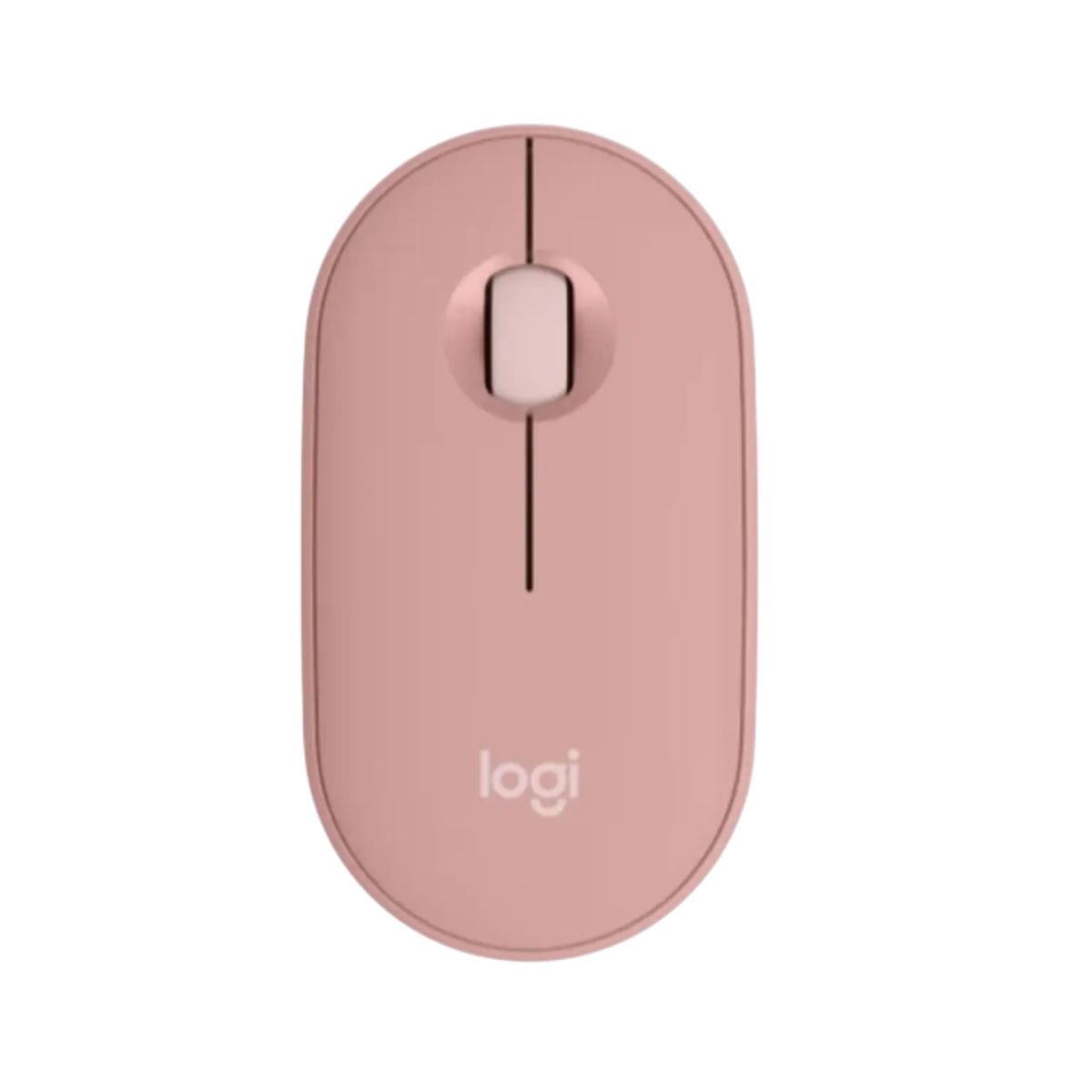 LOGITECH - Logitech Pebble Mouse 2 M350s Mouse Inalámbrico, Estilizado y Minimalista, Rosa