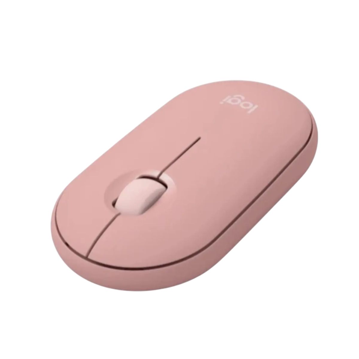 LOGITECH - Logitech Pebble Mouse 2 M350s Mouse Inalámbrico, Estilizado y Minimalista, Rosa