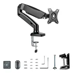 GENERICO - Soporte para Monitor ergonómico a gas 1 brazo 17 a 32"