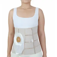 BLUNDING - Faja para Colostomía de 4 Bandas marca - Beige - Talla S