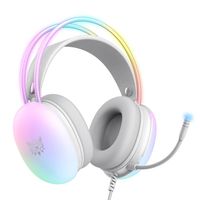 Audífonos Periféricos Gamer X25 RGB - Blanco Blanco