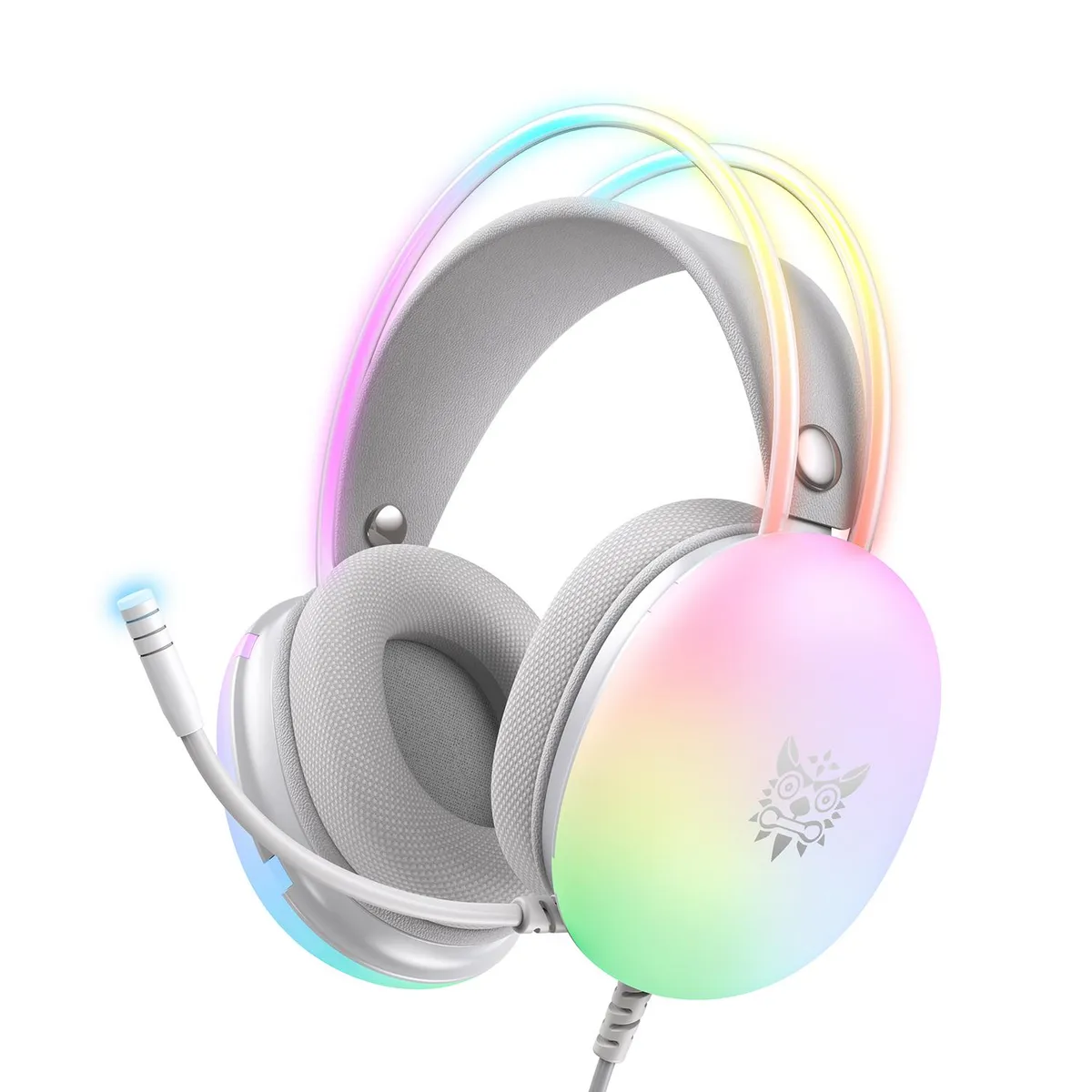 ONIKUMA - Audífonos Periféricos Gamer Onikuma X25 RGB - Blanco