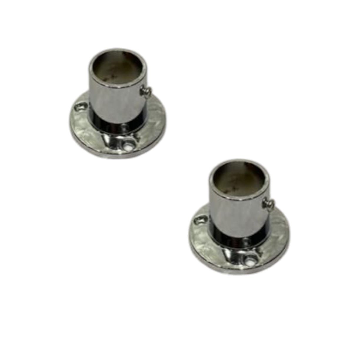 GENERICO - Pack 2 Soportes de Pared para Barra/Tubo Gms