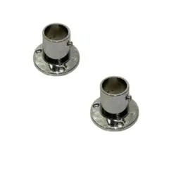 GENERICO - Pack 2 Soportes de Pared para Barra/Tubo Gms