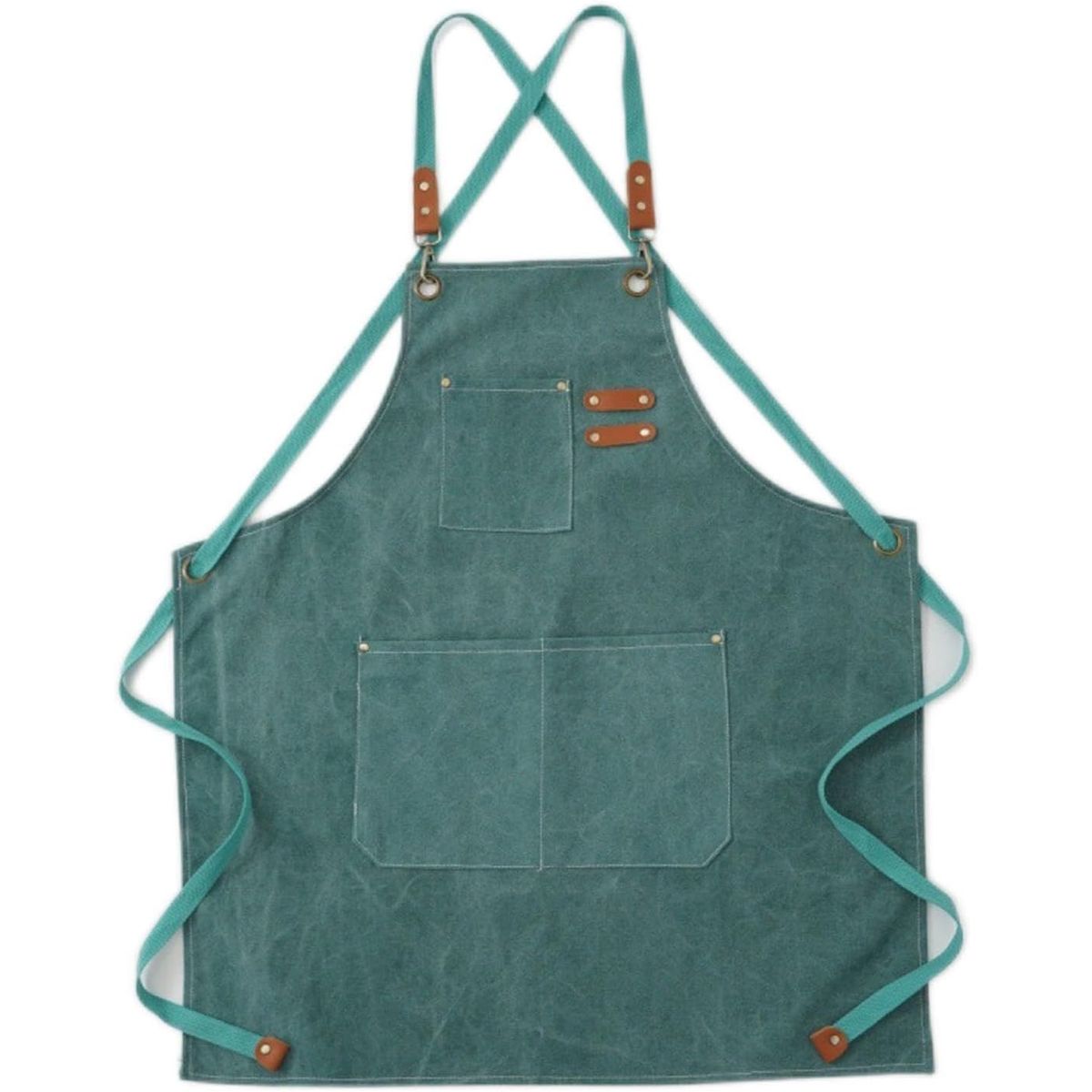 GENERICO - Verde Delantales Unisex Para Asar A La Parrilla Hornear Pintar