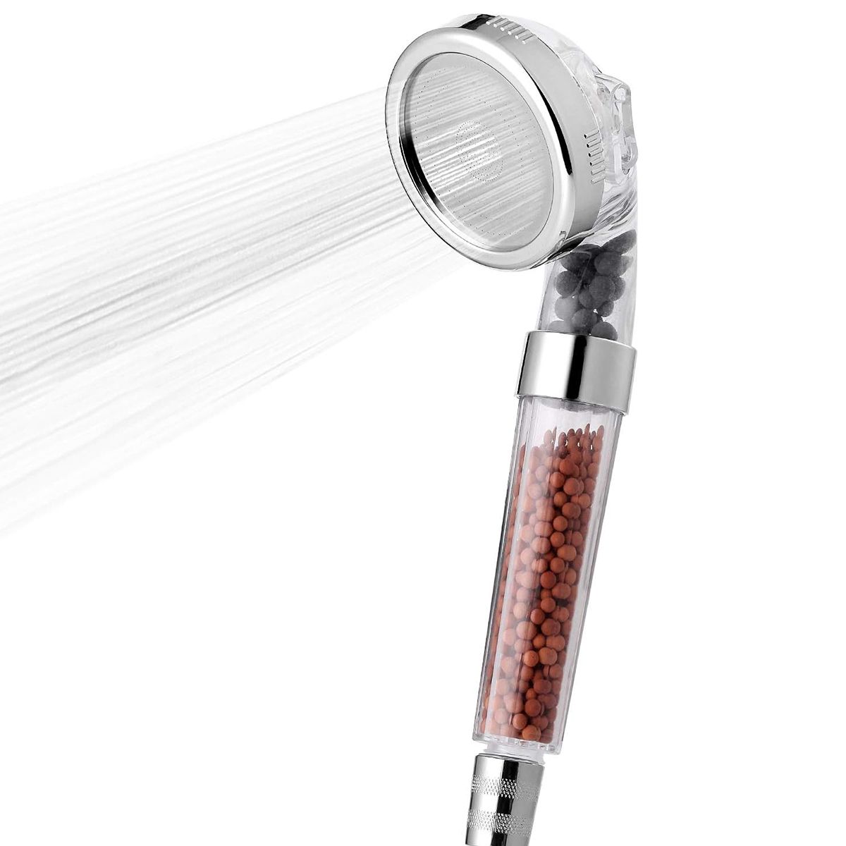 SUPERCENTER - Cabezal Ducha Teléfono Mango Filtro Ahorro Agua Purific