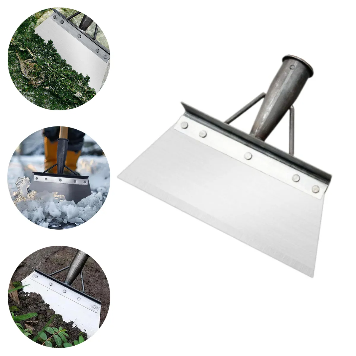 ATURE - Pala Limpieza De Jardín Exterior Multifuncional 38×10×5