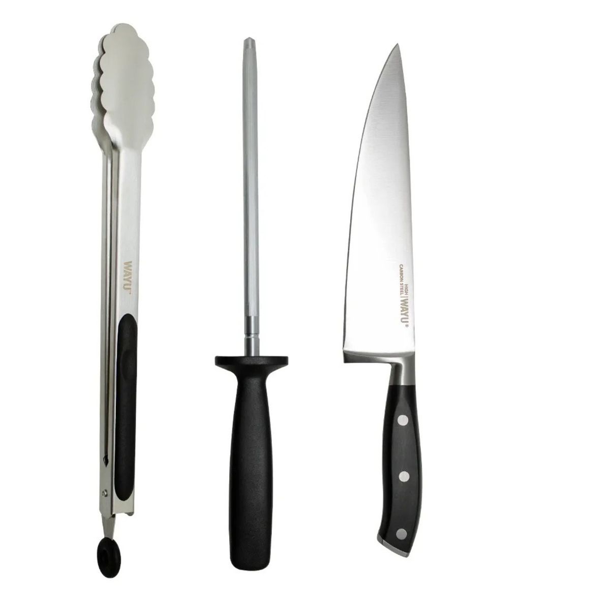 WAYU - SET PARRILERO 3 PIEZAS CFUNDA WAYU
