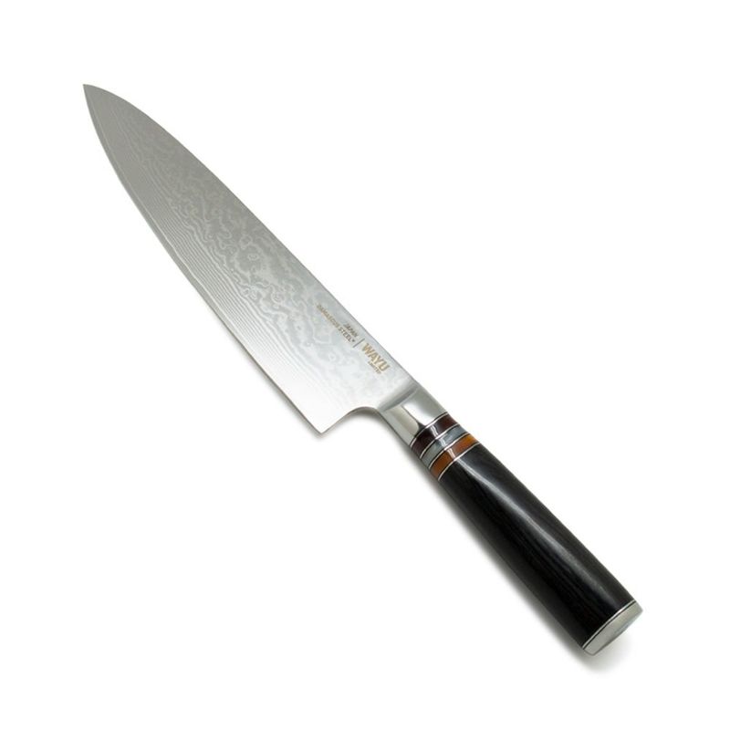 WAYU - CUCHILLO DAMASCUS BLACK PAKKA WAYU LIMITED