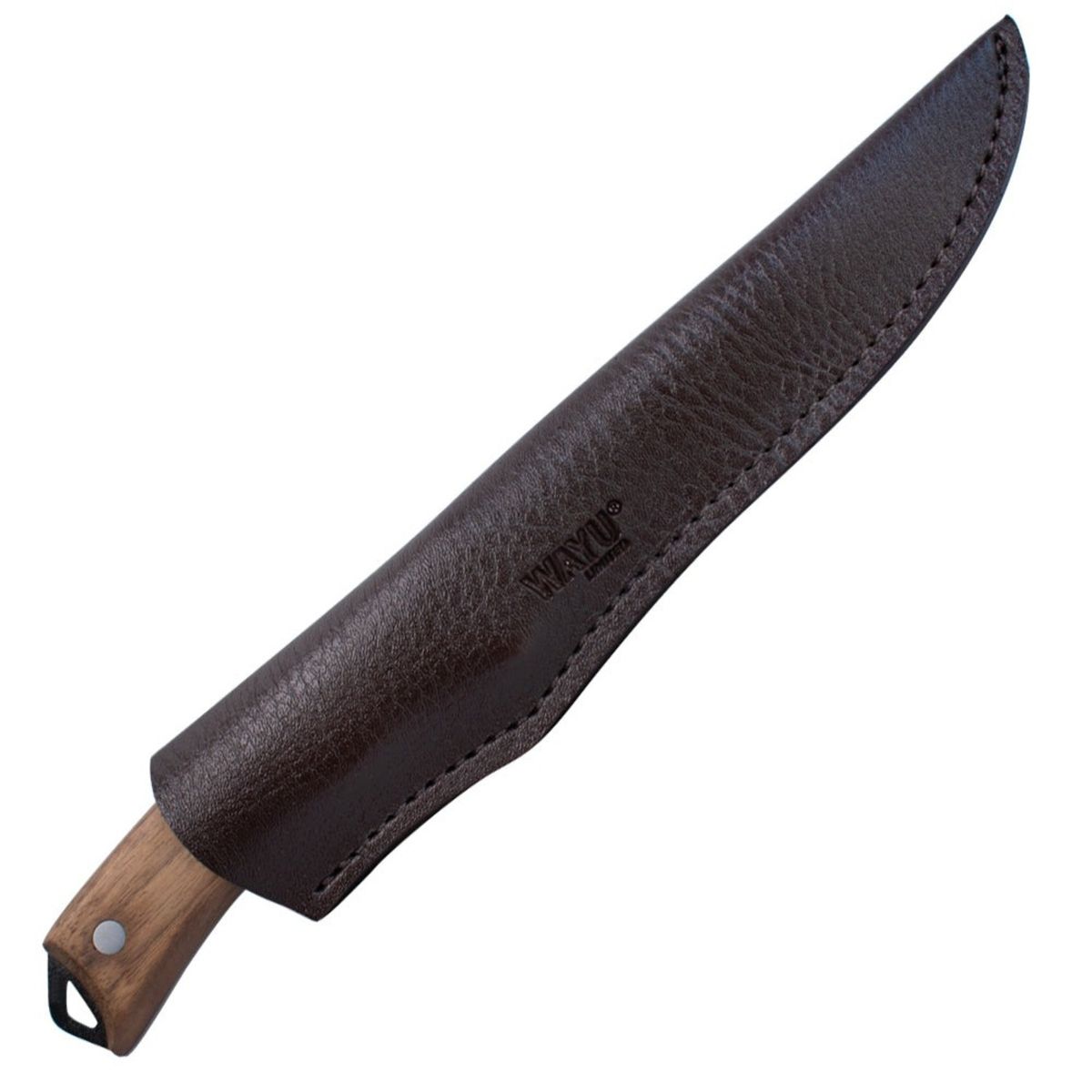 WAYU - CUCHILLO UTILIY CON FUNDA RUSTIC COLECCTION WAYU
