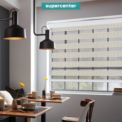 Imagen 2 del producto Cortina Roller Velo Liso 2 Paños 120 X 200 Cm Jaspeado