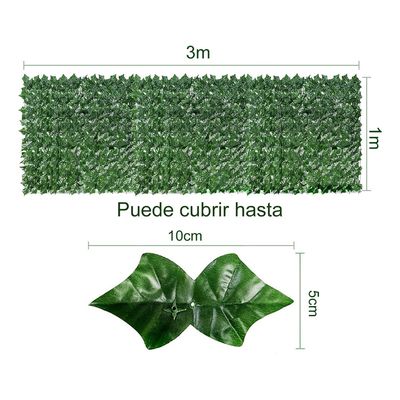 Imagen 2 del producto Malla De Hojas Tupidas Artificiales Cerca Decoracion 3x1m