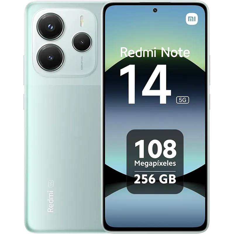XIAOMI - Xiaomi Redmi Note 14 5G 8GB 256GB Verde 24094RAD4G