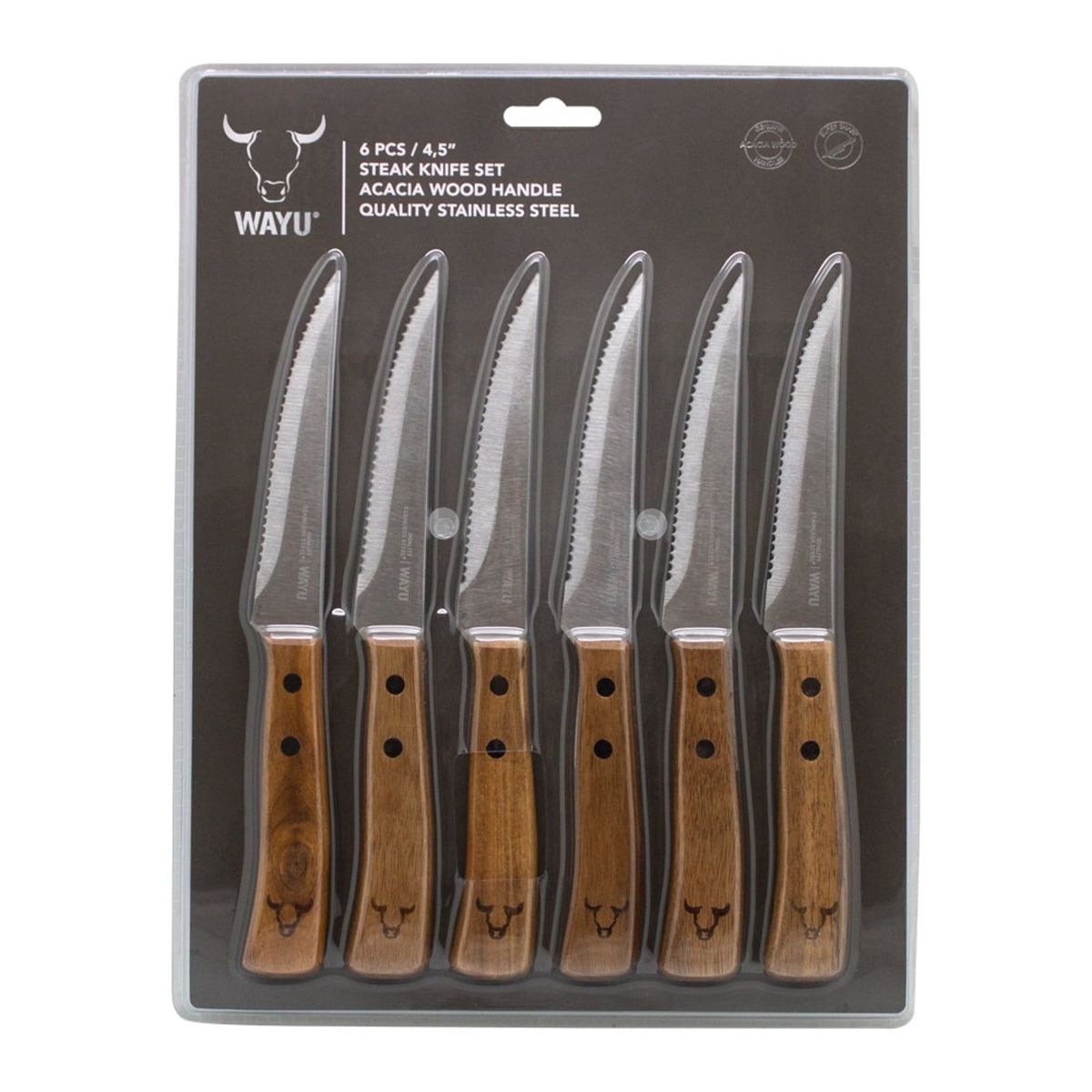 WAYU - SET CUCHILLOS PRM 6 PCS WAYU