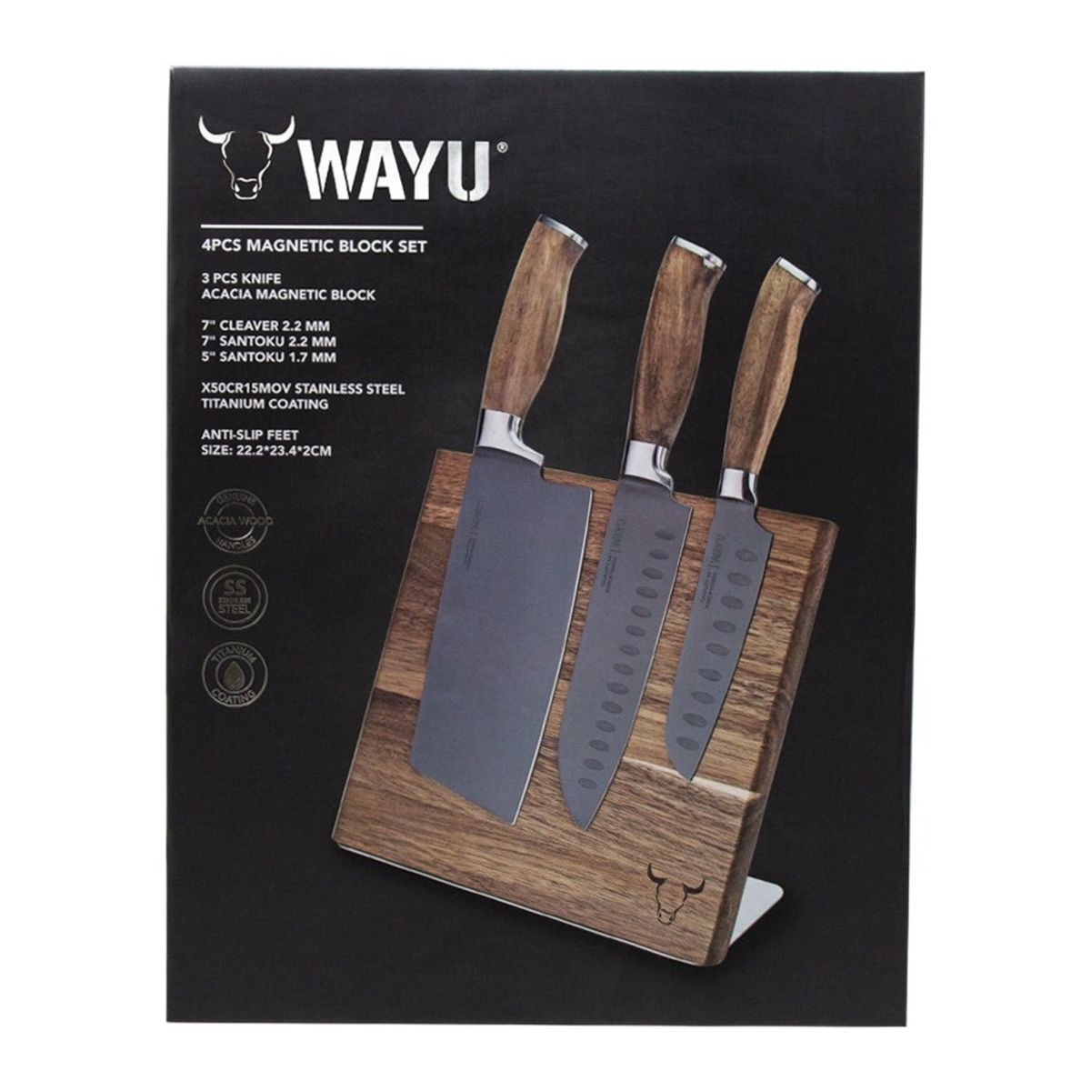 WAYU - BLOCK MAGNETICO 4 PCS WAYU