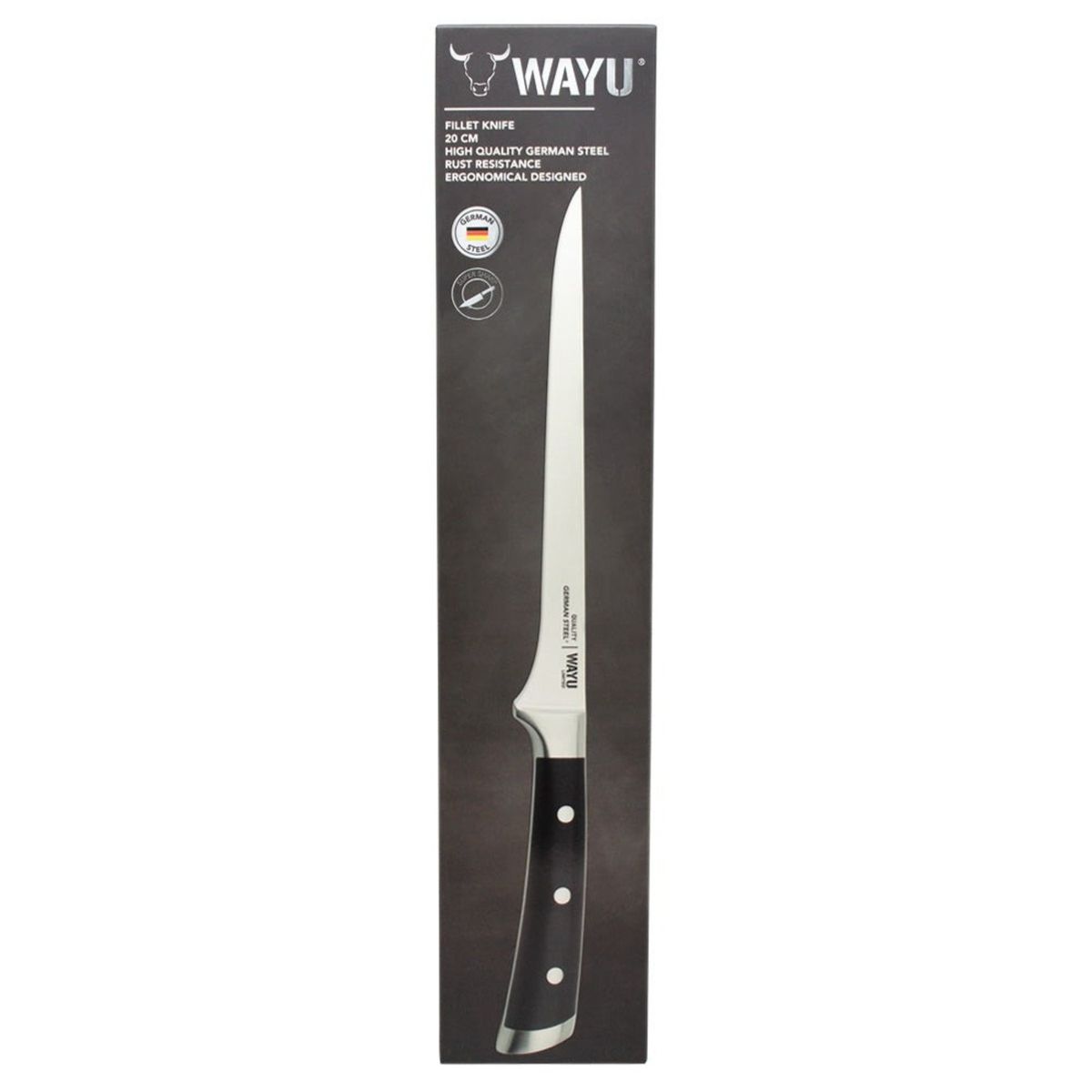 WAYU - CUCHILLO FILETERO WAYU 20 CMWAYU FILLET KNIFE 8 PULGADAS