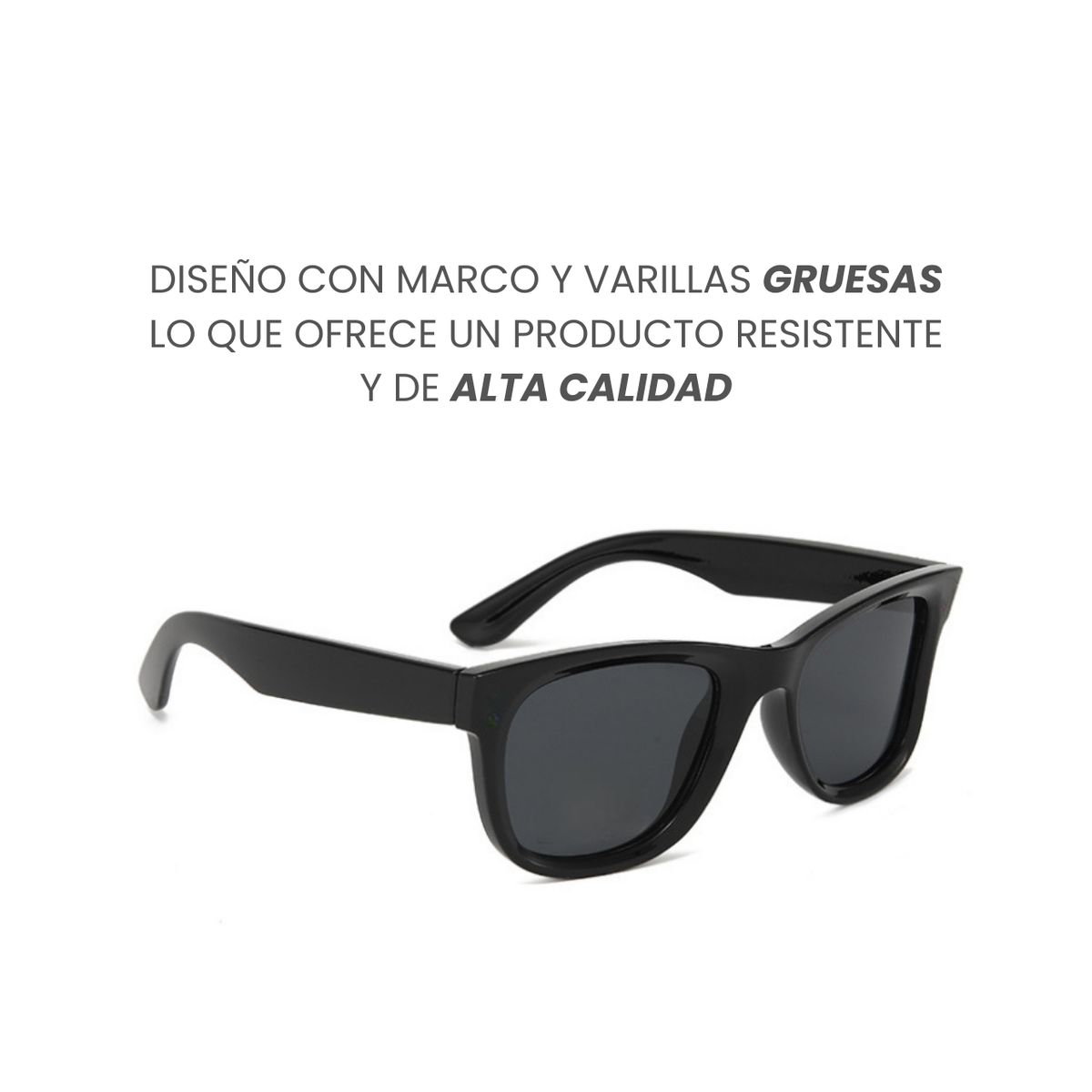 NOVY - Gafas Lentes De Sol Retro Polarizadas estilo Jack Way Unisex