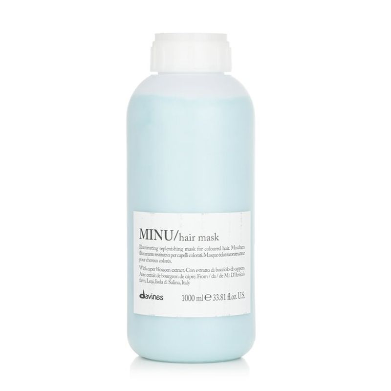 DAVINES - Mascarilla Iluminante Reponedora Minu Cabello Teñido 1000 Ml – Davines