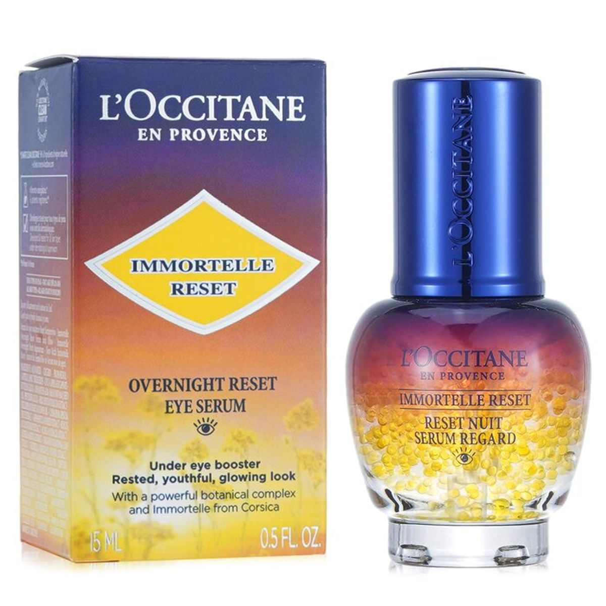 LOCCITANE - Immortelle Reset Overnight Eye Suero 15ml L'Occitane