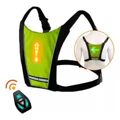 MOVI - CHALECO CON SEÑALIZADOR LED PARA BICICLETA SCOTTER