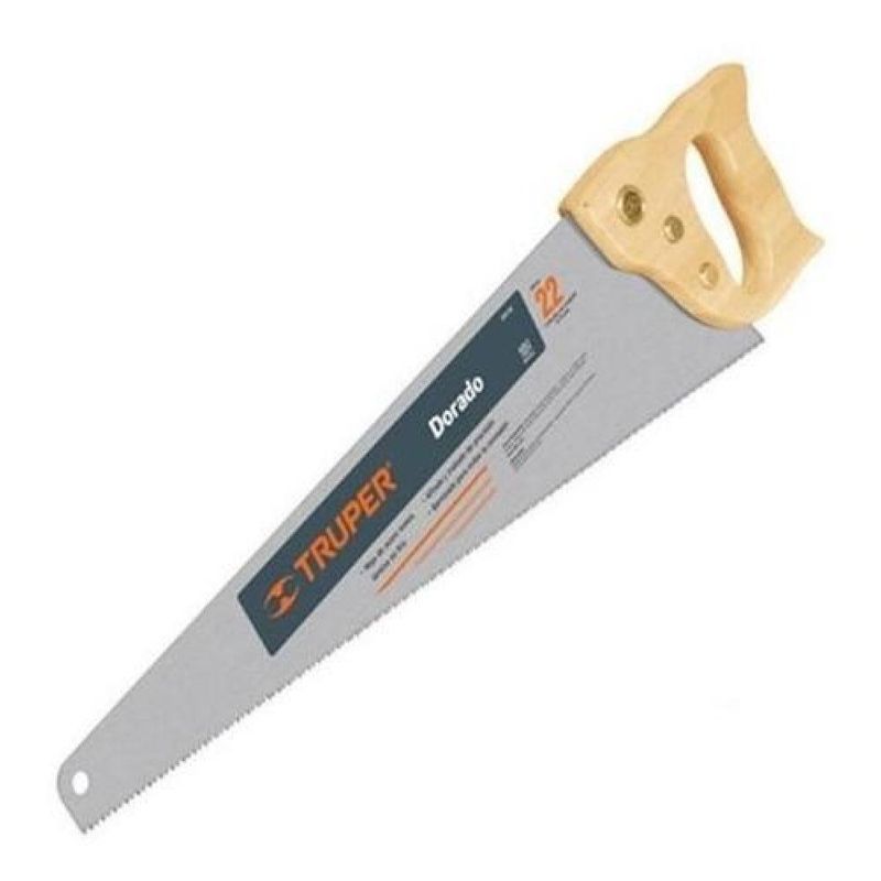 TRUPER - Serrucho Carpintero 22 Mango Madera Truper Profesional
