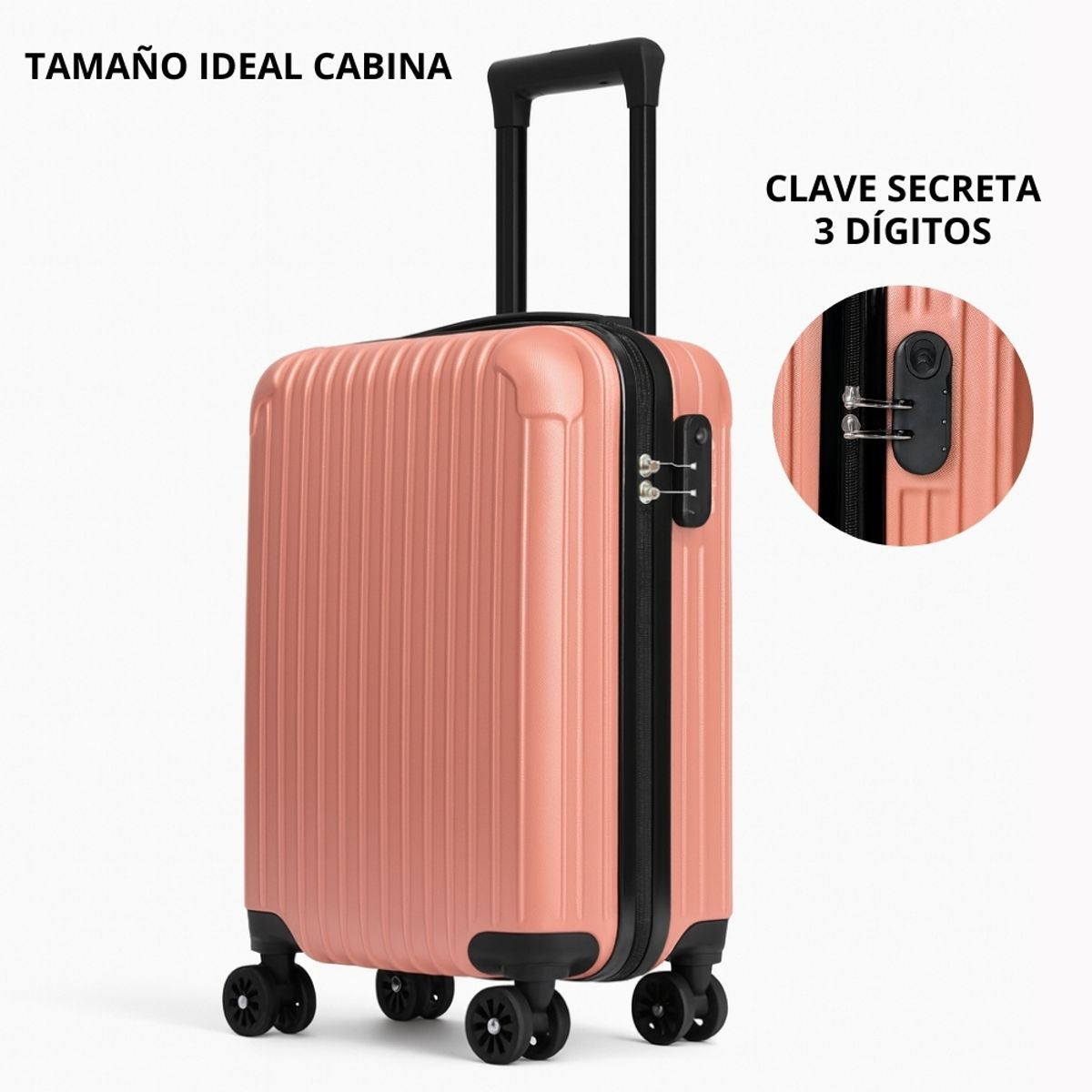 GENERICO - Maleta Cabina De 10 Kg Equipaje Chica Ruedas Viajes Avión