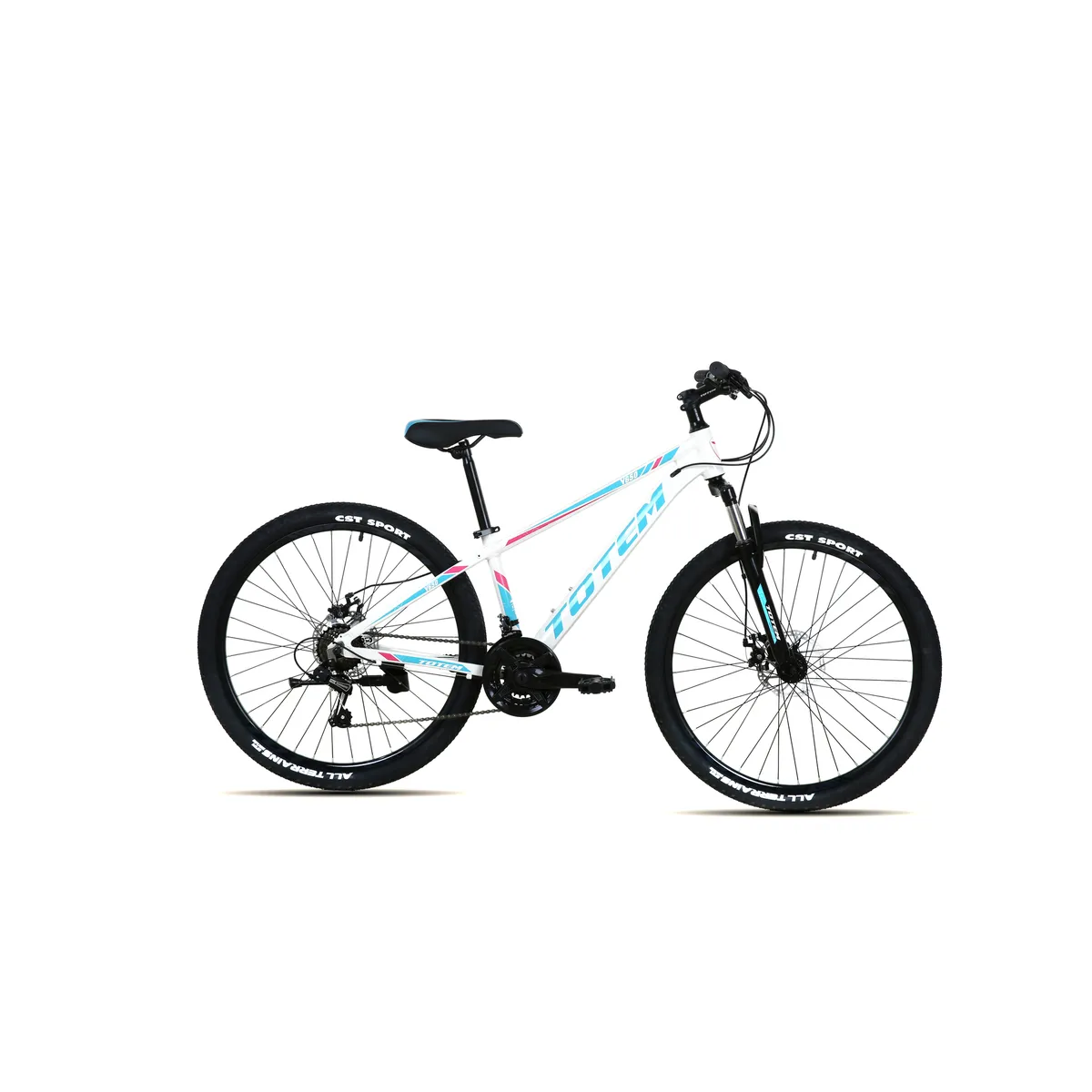 TOTEM - BICICLETA TOTEM MTB ARO 26 MODELO Y650 BLANCO CELESTE