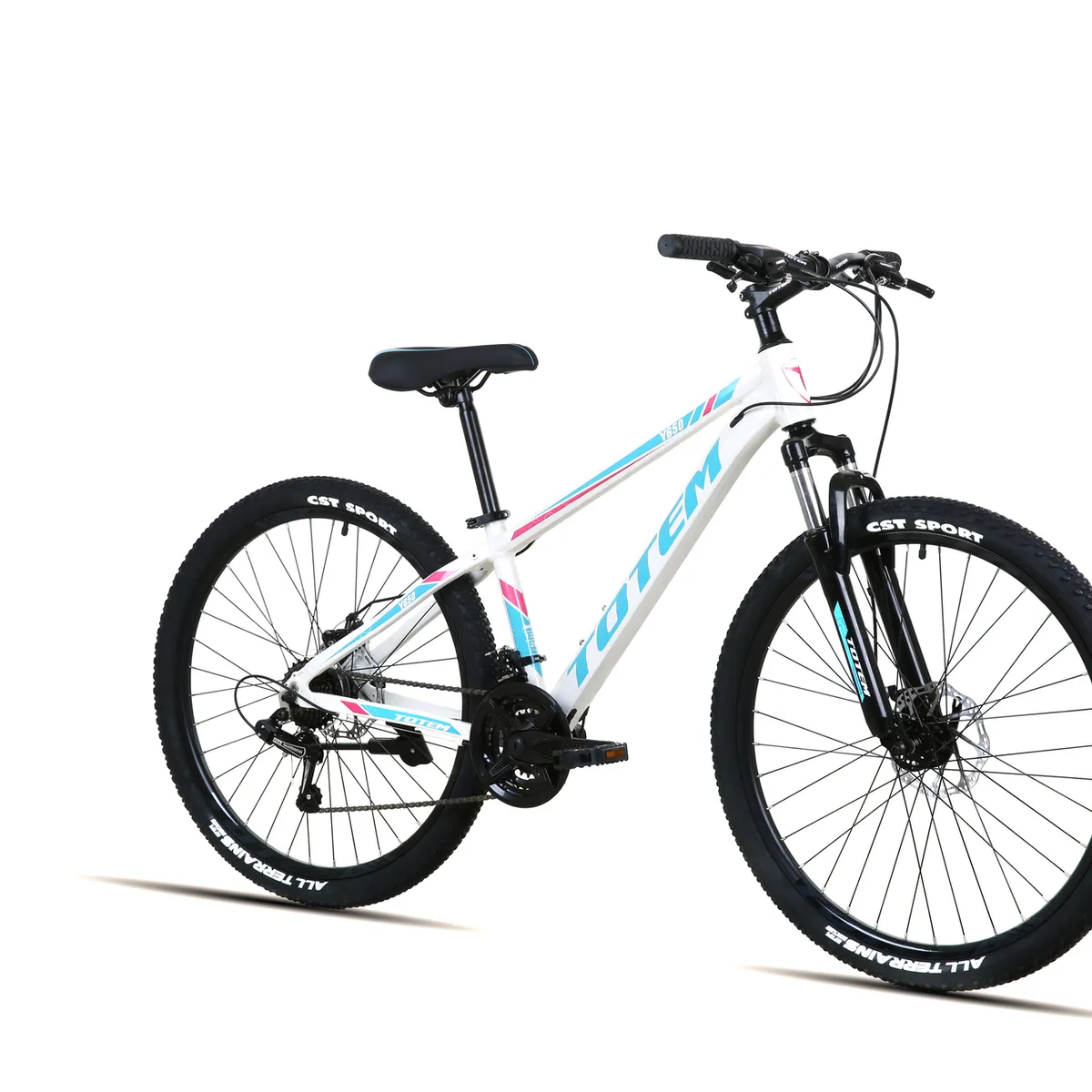 TOTEM - BICICLETA TOTEM MTB ARO 26 MODELO Y650 BLANCO CELESTE