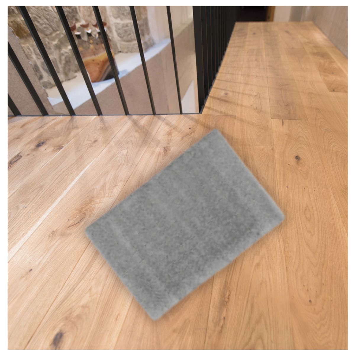 GENERICO - Set 2 Funda Cojines Peludos + 2 Bajadas De Cama 50x80cm