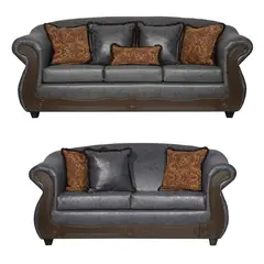 BLACK FACTORY - Juego de Living 3 2 Estambul