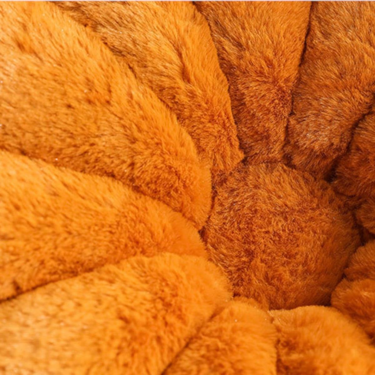 GENERICO - Cojín Decorativo Redondo Peludito Suave Sofa Living Gris