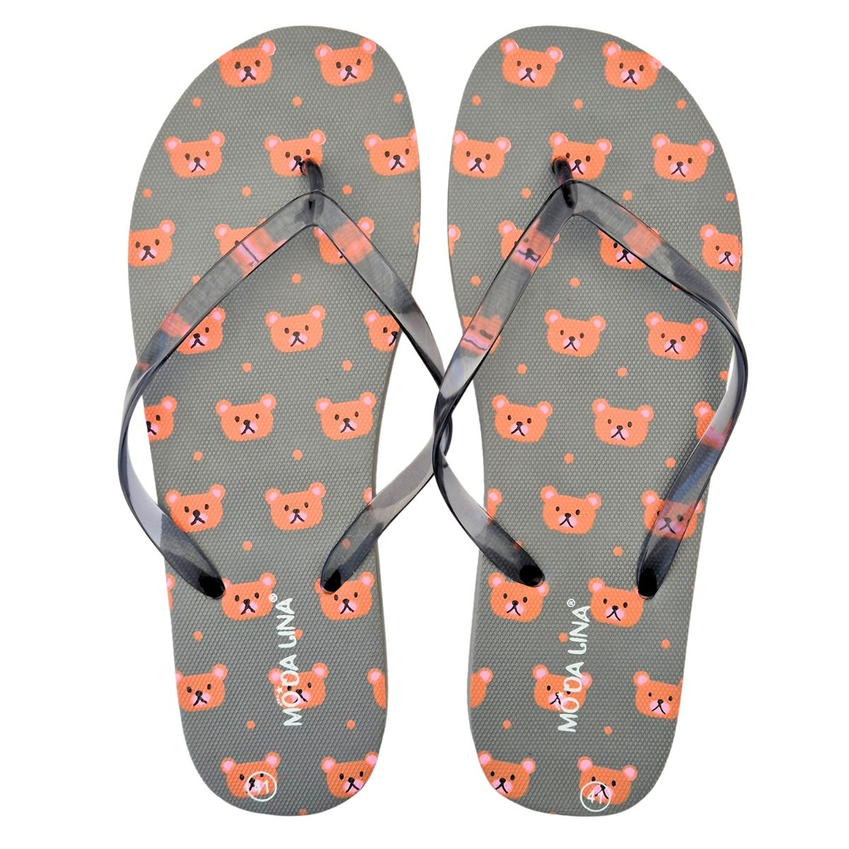 LIKE SHOP - Pack 2 Pares Hawaianas Mujer Chalas Sandalias Suela Goma 5354