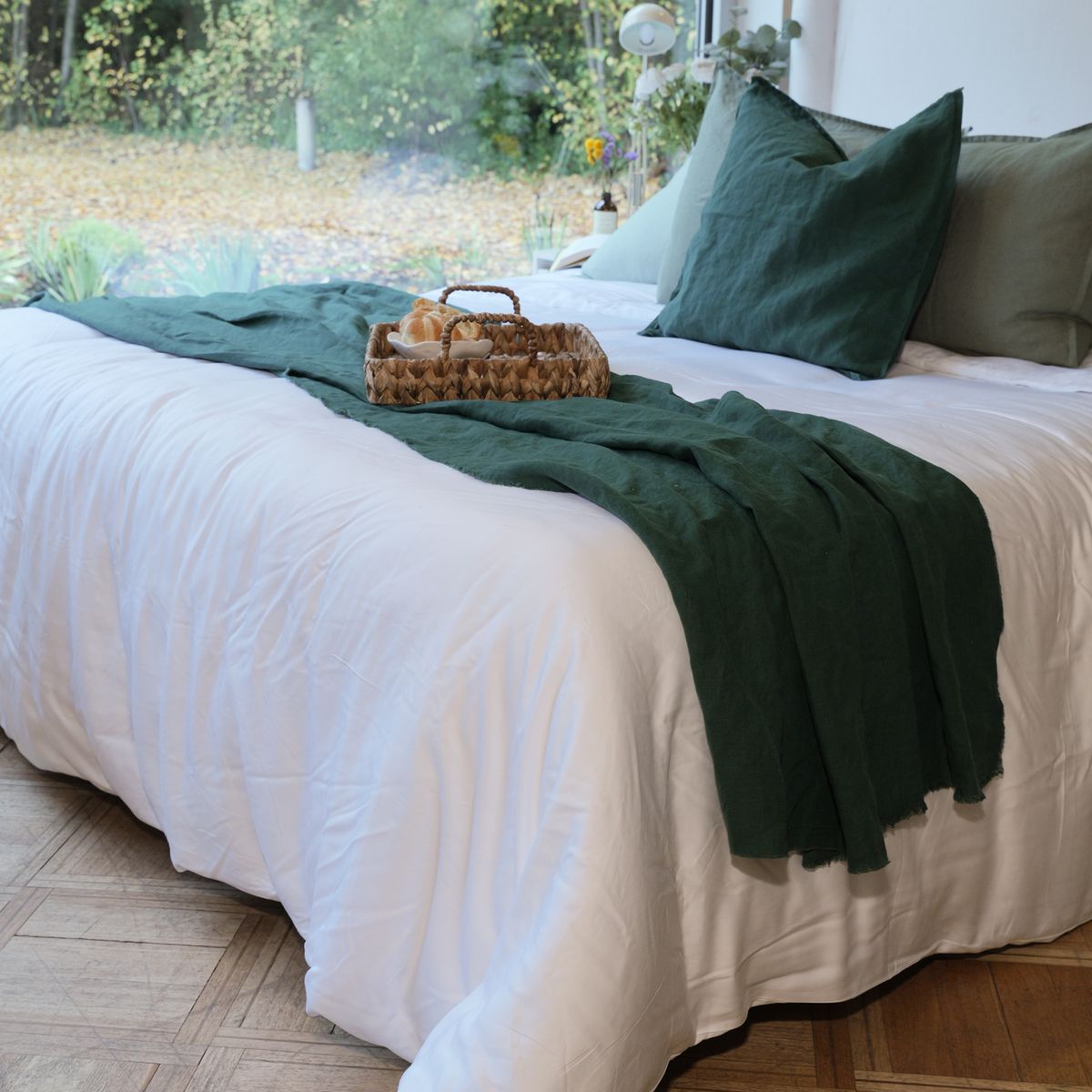 NATURALINO - Manta Lino - Botanico - Naturalino