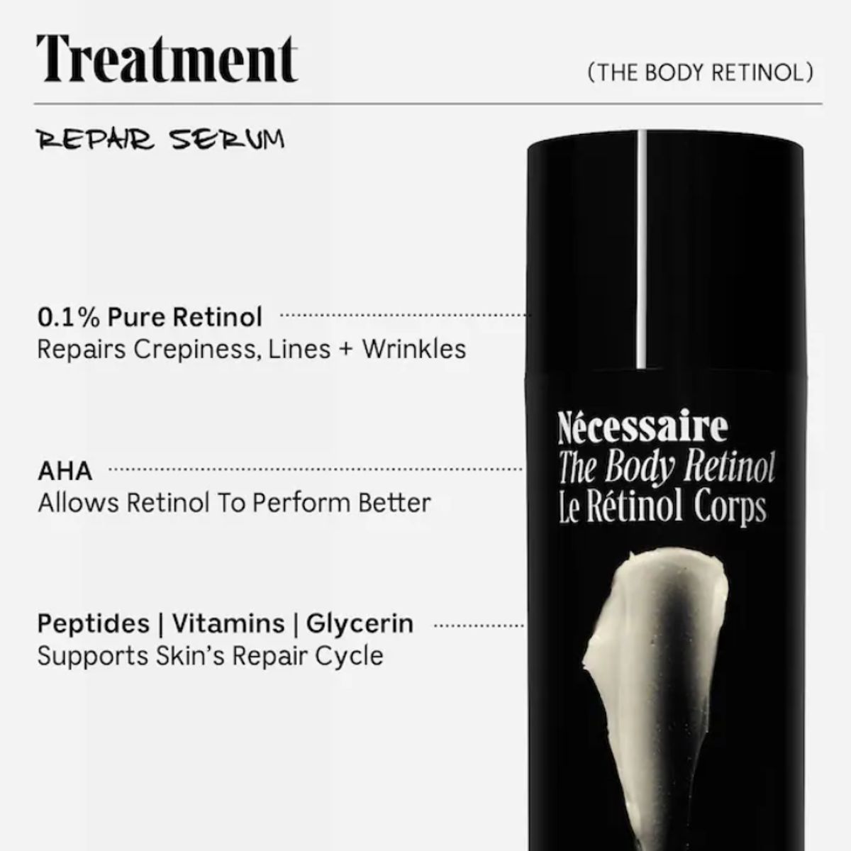 NECESSAIRE - Suero Corporal con Retinol 150ml Nécessaire