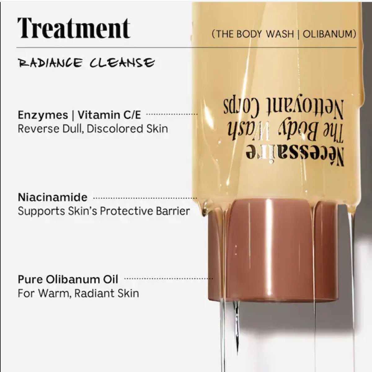 NECESSAIRE - Gel de Ducha Olibanum con Vitamina C y Encimas 250ml Nécessaire