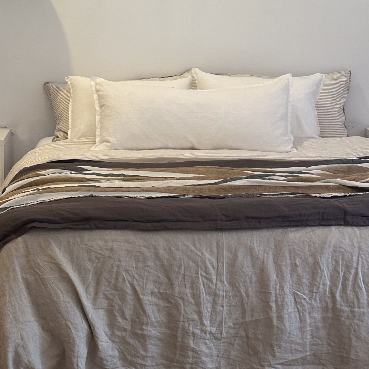 NATURALINO - Manta Lino - Roca - Naturalino