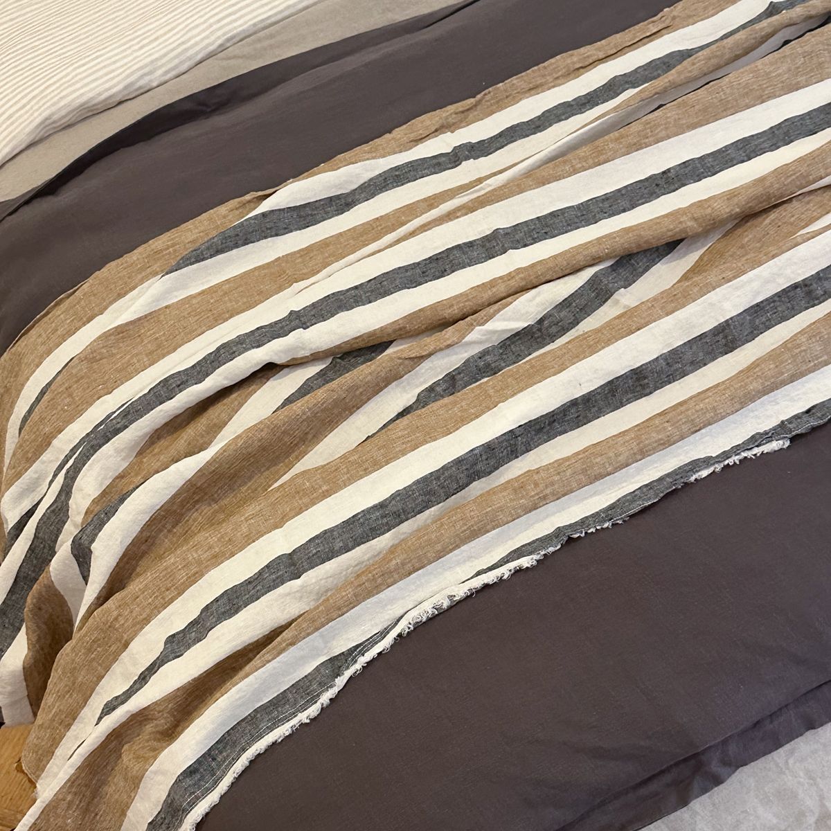 NATURALINO - Manta Lino - Roca - Naturalino