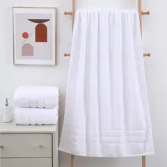 BLAIR HOME - Set 2 Toallas Ducha 76 x 137 cm Algodón White 1 un