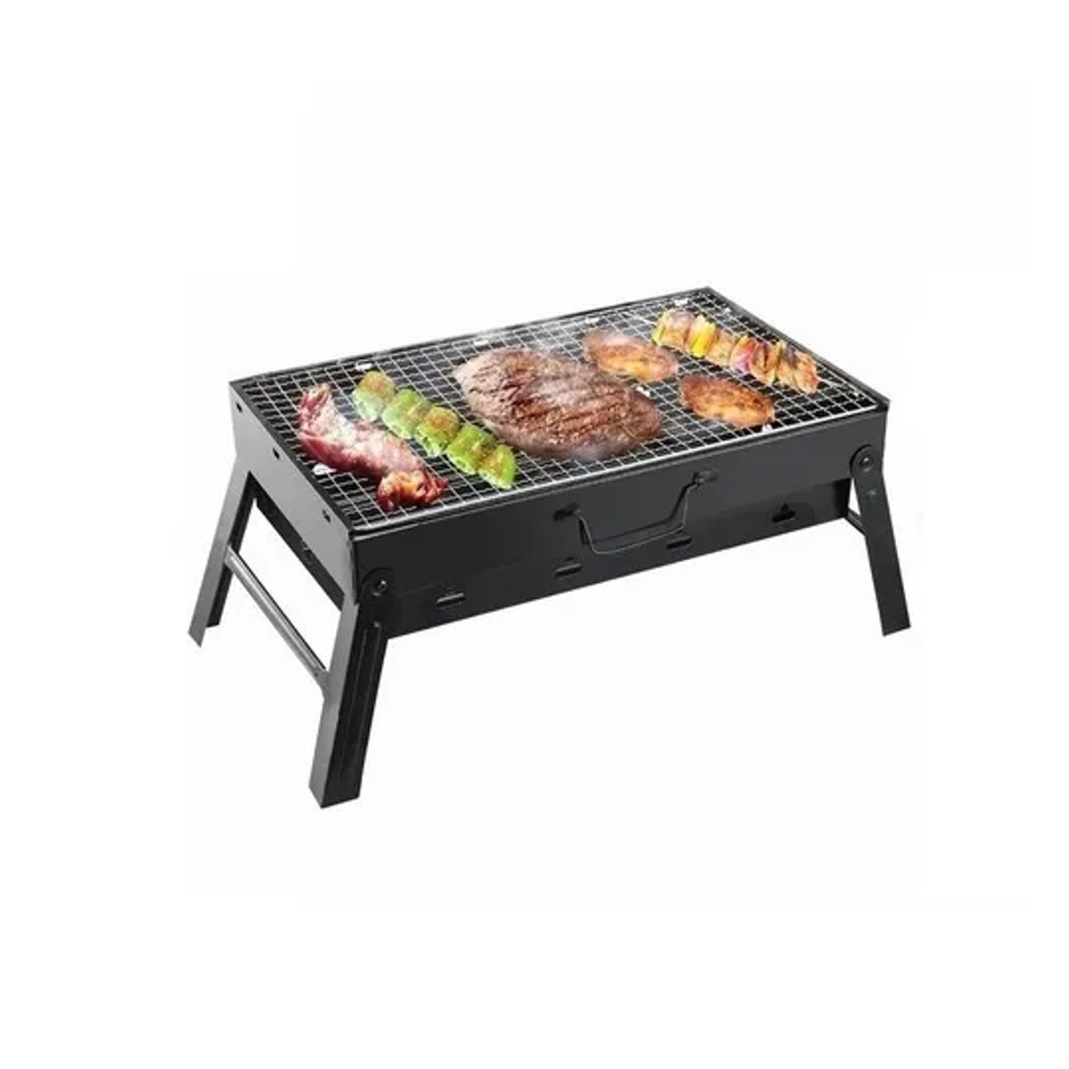 GENERICO - Asador Parrilla Carbón Portátil Plegable De Viaje Camping