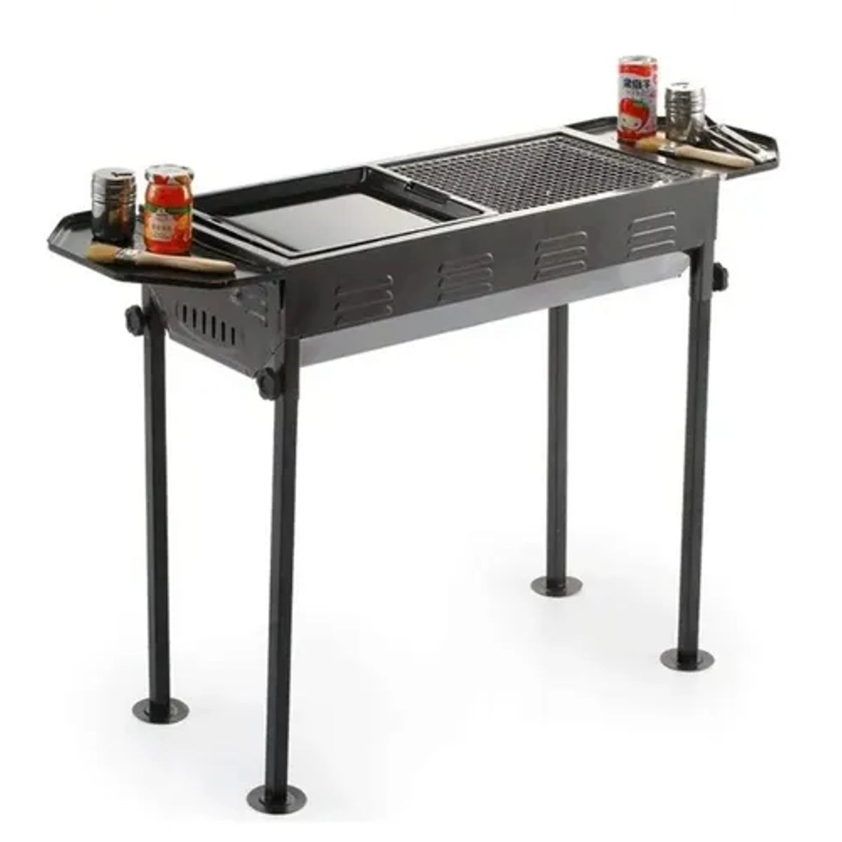 GENERICO - Estufa Parrilla Parrillera Portatil Plegable Barbacoa Asado