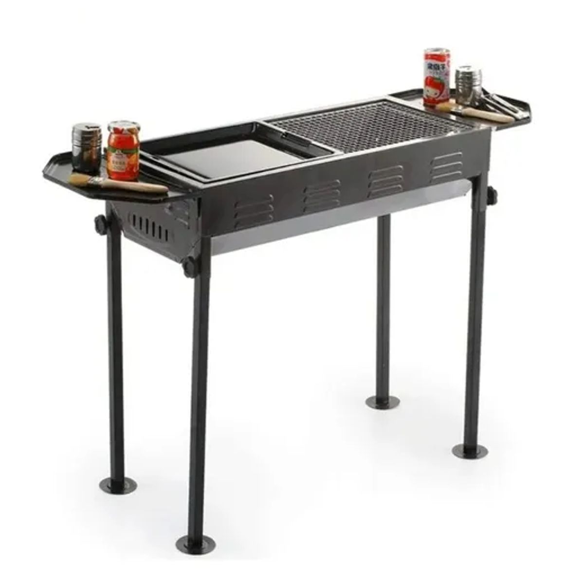 GENERICO - Estufa Parrilla Parrillera Portatil Plegable Barbacoa Asado