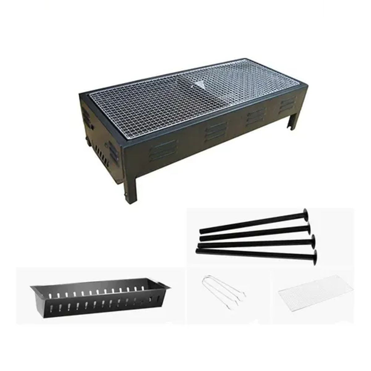 GENERICO - Estufa Parrilla Parrillera Portatil Plegable Barbacoa Asado
