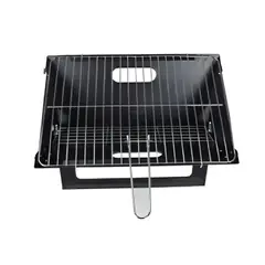 GENERICO - Asador A Carbon Plegable Portatil Mr Beef Color Negro