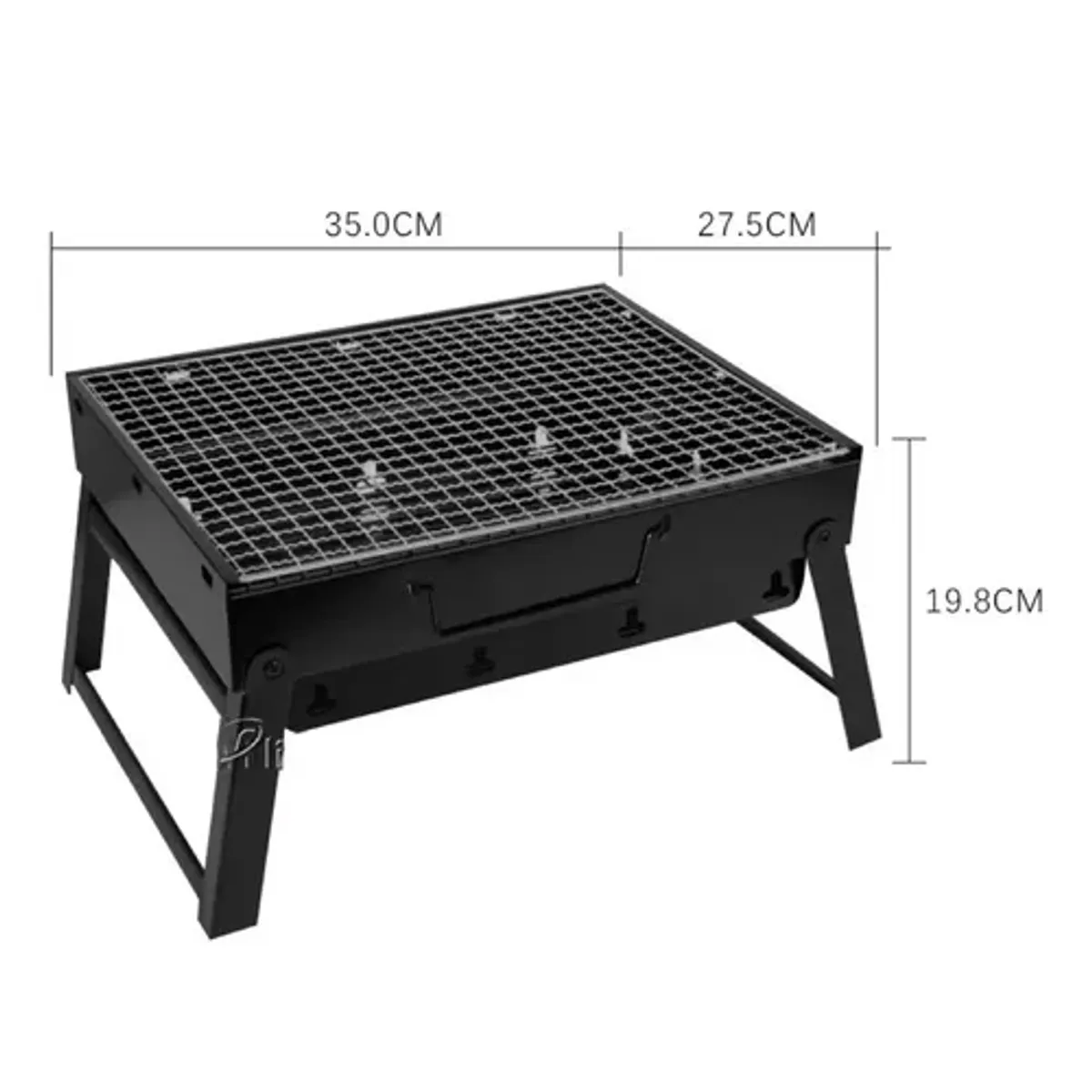 GENERICO - Parrilla Portatil Carbon Asado Mini Parrilla Plegable
