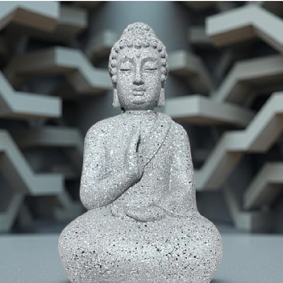 GENERICO - Buda Meditación Buda Meditando Figura Decorativa Adorno G