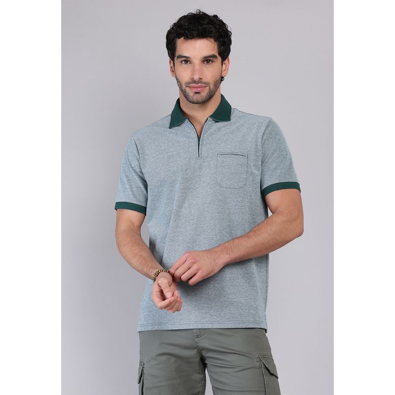 PIERO BUTTI - Polera Pique Melange Piero Butti PIERO BUTTI